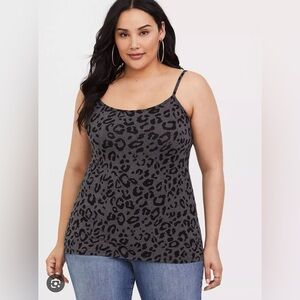 Torrid Foxi Scoop Neck Animal Print Cami